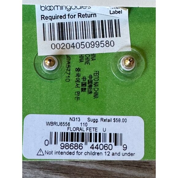 Kate Spade New York Floral Fete Earrings - Picture 4 of 4